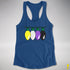 Nonbinary Pride Christmas Lights Racerback Tank - Royal
