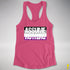 Assume Nothing Asexual Pride Flag Racerback Tank - Hot Pink
