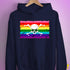 Gilbert Baker LGBTQ Pride Pirate Flag Hoodie - Navy
