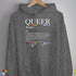 Queer Definition Hoodie - Grey Heather