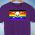 Philly LGBTQ Pride Pirate Flag Premium Unisex T-Shirt - Purple