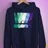 MLM Gay Pride Grunge Exclamation Points Hoodie - Navy