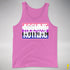 Assume Nothing Genderfluid Pride Flag Premium Tank Top - Neon Pink