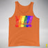 LGBTQ Pride Exclamation Points Premium Tank Top - Orange
