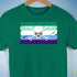 Gay Male Pride Pirate Flag Premium Unisex T-Shirt - Kelly Green
