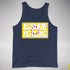 Assume Nothing Intersex Pride Flag Premium Tank Top - Navy