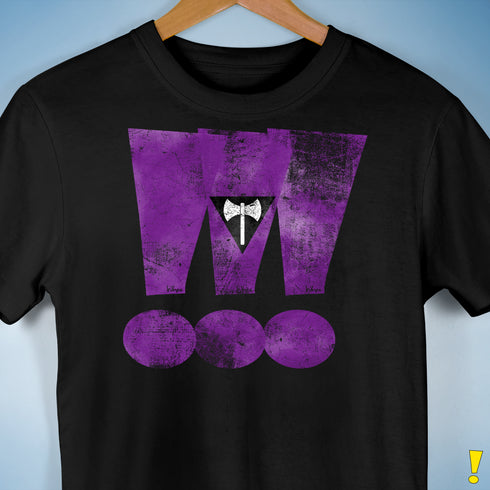 Lesbian Labrys Pride Grunge Exclamation Points Premium Unisex T-Shirt - Black