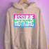 Assume Nothing Polysexual Pride Flag Hoodie - Light Pink