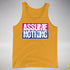 Assume Nothing Bisexual Pride Flag Premium Tank Top - Gold