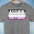 Assume Nothing Asexual Pride Flag Premium Unisex T-Shirt - Grey Heather