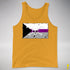 Demisexual Pride Pirate Flag Premium Tank Top - Gold
