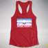 Bigender Pride Pirate Flag Racerback Tank - Red