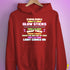 Stupid People Are Like Glow Sticks Hoodie - Red