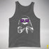 Pride Sloth Lesbian Labrys Flag Sunglasses Premium Tank Top - Deep Heather