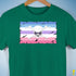 Bigender Pride Pirate Flag Premium Unisex T-Shirt - Kelly Green