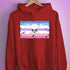 Bigender Pride Pirate Flag Hoodie - Red