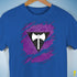 Lesbian Labrys Pride Flag Ripped Reveal Premium Unisex T-Shirt - Royal Blue