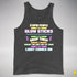 Stupid People Are Like Glow Sticks Premium Tank Top - Dark Grey Heather