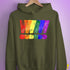 LGBTQ Pride Exclamation Points Hoodie - Army