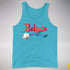 Believe Polysexual Pride Jingle Bell Premium Tank Top - Aqua Triblend