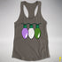 Genderqueer Pride Christmas Lights Racerback Tank - Dark Grey