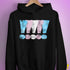 Transgender Pride Exclamation Points Hoodie - Black