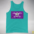 Lesbian Labrys Pride Pirate Flag Premium Tank Top - Teal