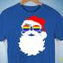 Santa’s LGBTQ Rainbow Pride Flag Shades Premium Unisex T-Shirt - Royal Blue