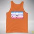Bigender Pride Pirate Flag Premium Tank Top - Orange