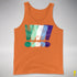 MLM Gay Pride Grunge Exclamation Points Premium Tank Top - Orange