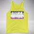 Assume Nothing Asexual Pride Flag Premium Tank Top - Neon Yellow