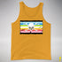 Queer Pride Pirate Flag Premium Tank Top - Gold