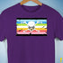 Queer Pride Pirate Flag Premium Unisex T-Shirt - Purple