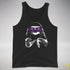 Pride Sloth Lesbian Labrys Flag Sunglasses Premium Tank Top - Black