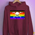 Philly LGBTQ Pride Pirate Flag Hoodie - Maroon