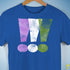 Genderqueer Pride Exclamation Points Premium Unisex T-Shirt - Royal Blue