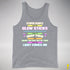 Stupid People Are Like Glow Sticks Premium Tank Top - Grey Heather