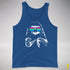 Pride Sloth Polysexual Flag Sunglasses Premium Tank Top - Royal Blue