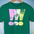 Twink Pride Grunge Exclamation Points Premium Unisex T-Shirt - Kelly Green