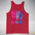 Bisexual Pride Exclamation Points Premium Tank Top - Red