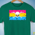 Pansexual Pride Pirate Flag Premium Unisex T-Shirt - Kelly Green