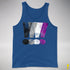 Asexual Pride Exclamation Points Premium Tank Top - Royal Blue