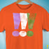 Genderqueer Pride Exclamation Points Premium Unisex T-Shirt - Orange