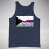Demisexual Pride Pirate Flag Premium Tank Top - Navy