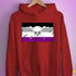 Asexual Pride Pirate Flag Hoodie - Red