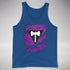 Lesbian Labrys Pride Flag Ripped Reveal Premium Tank Top - Royal Blue