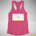 Assume Nothing Twink Pride Flag Racerback Tank - Hot Pink