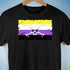 Nonbinary Pride Pirate Flag Premium Unisex T-Shirt - Black