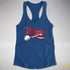 Believe Lesbian Pride Jingle Bell Racerback Tank - Royal