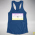 Assume Nothing Twink Pride Flag Racerback Tank - Royal